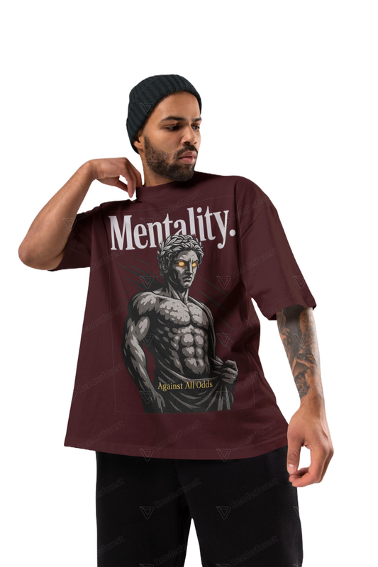 MENTALITY EDTION DROPSHOULDER CREW NECK TEE