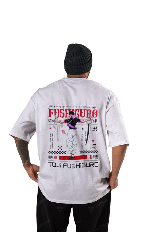 TOJI FUSHIGURO EDTION DROPSHOULDER CREW NECK TEE