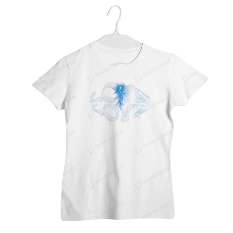 LOVE EDTION HALF SLEEVES CREW NECK T SHIRT