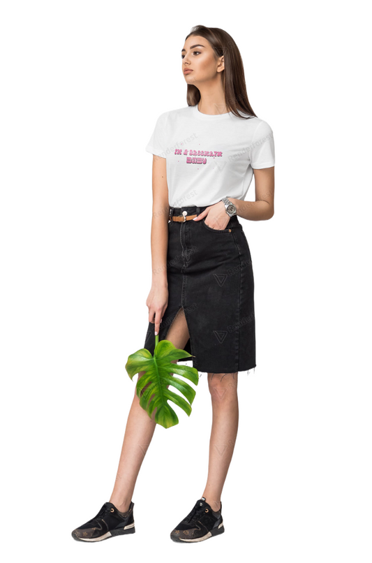 BROOKLYN BABY EDTION HALF SLEEVES CREW NECK T SHIRT