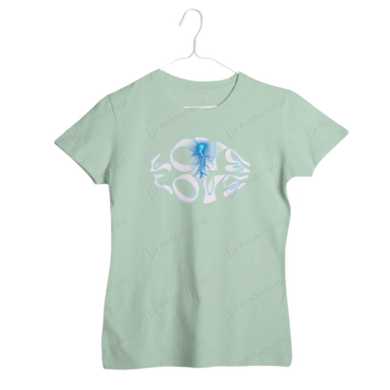 LOVE EDTION HALF SLEEVES CREW NECK T SHIRT