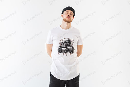 GYM EDTION  HALF SLEEVES CREW NECK T SHIRT